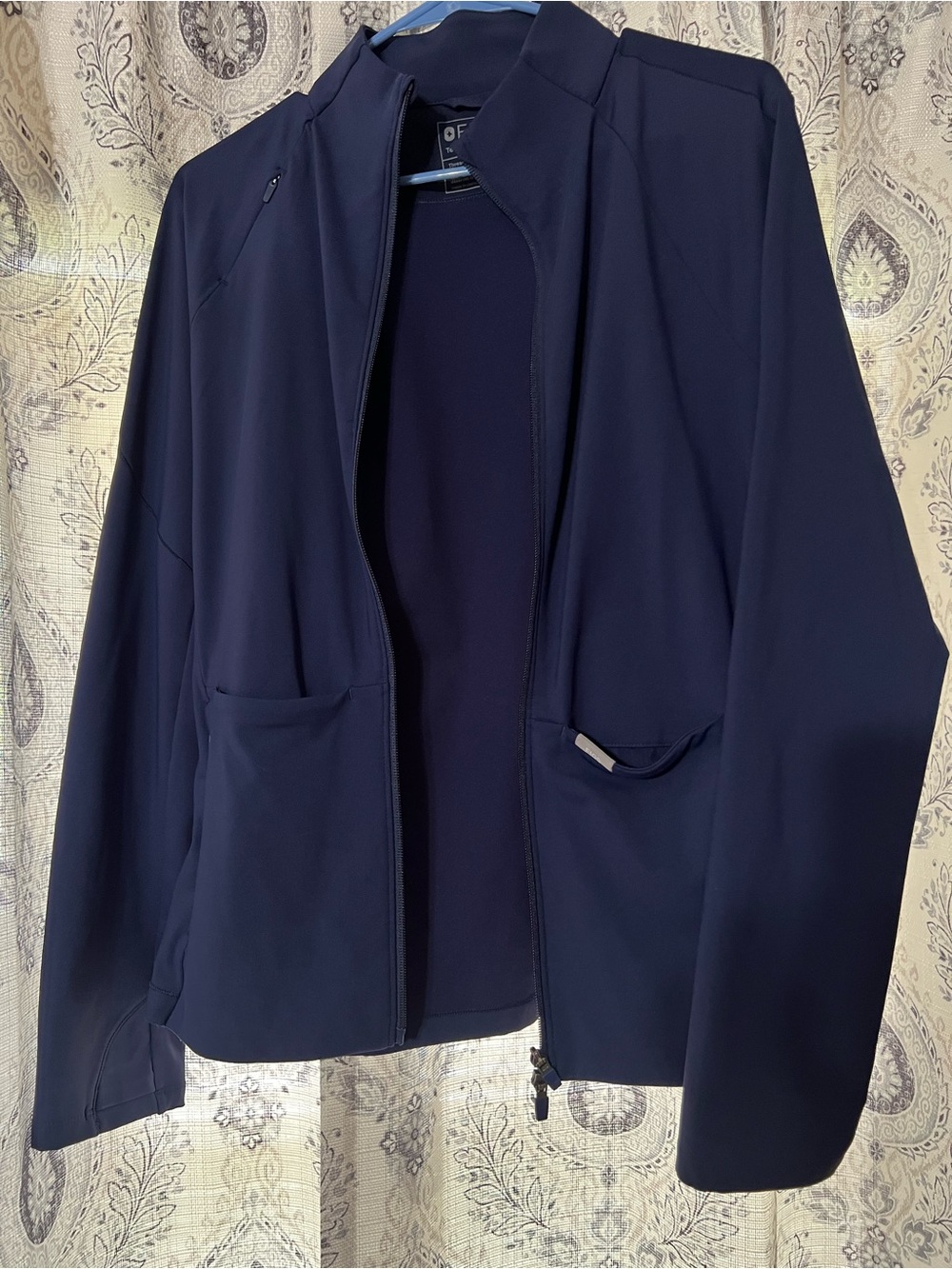 Figs Technical Collection Zip Jacket in blue